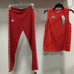 NWT Kappa KOMBAT BEWIE 2 c set tank top track pant